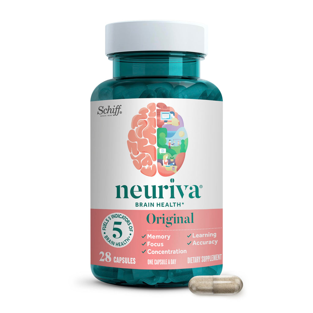 NEURIVA Original Brain Support Capsules - 28 Count
