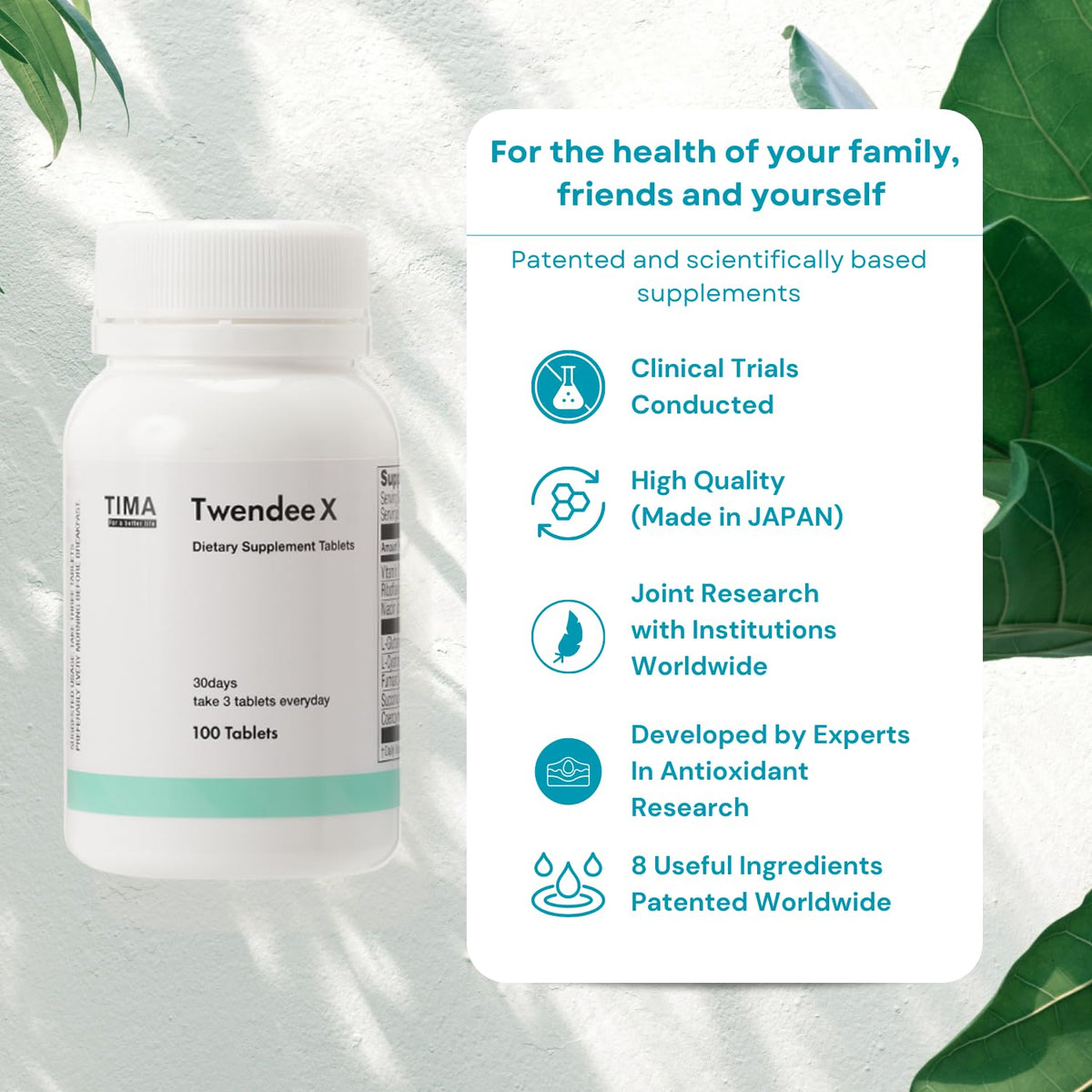 TWENDEE X Antioxidant Supplement - 100 Tablets - image 4