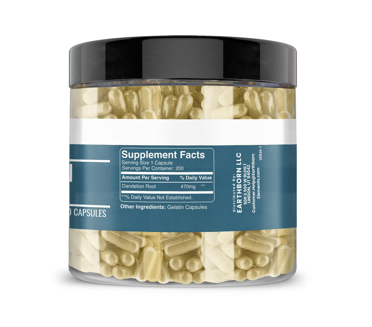 Earthborn Elements Dandelion Root - 200 Capsules - image 2