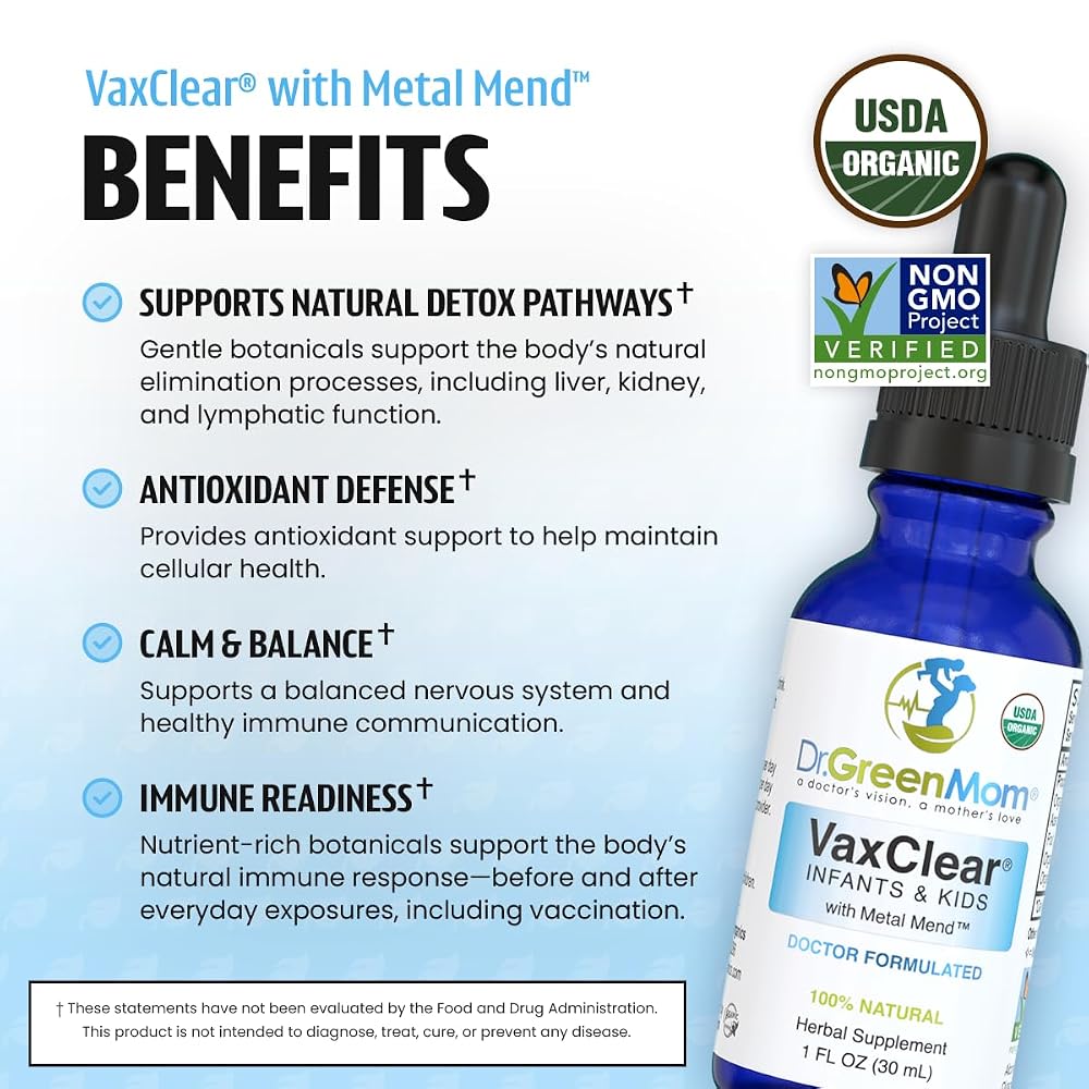 Dr. Green Mom Organic VaxClear with Metal Mend - image 2
