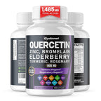 GUDOMET Quercetin 1485 mg Complex with Zinc & D3 - 150 Capsules