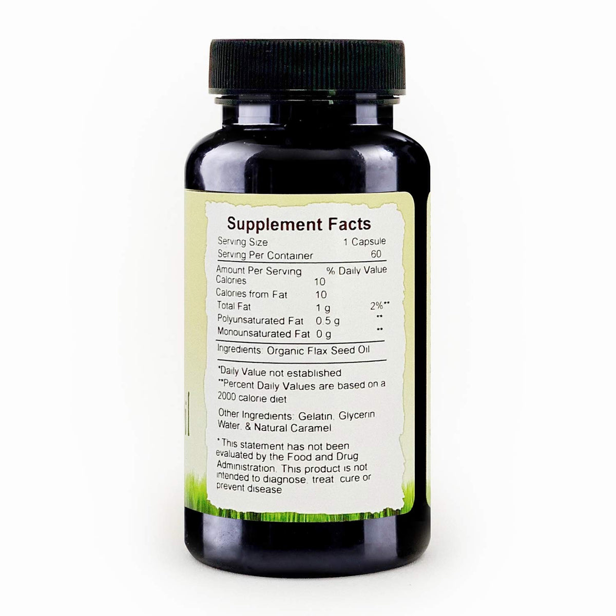 Wholistic Botanicals Flax Seed Oil Omega 3 6 9 Capsules - 60 Count - image 2