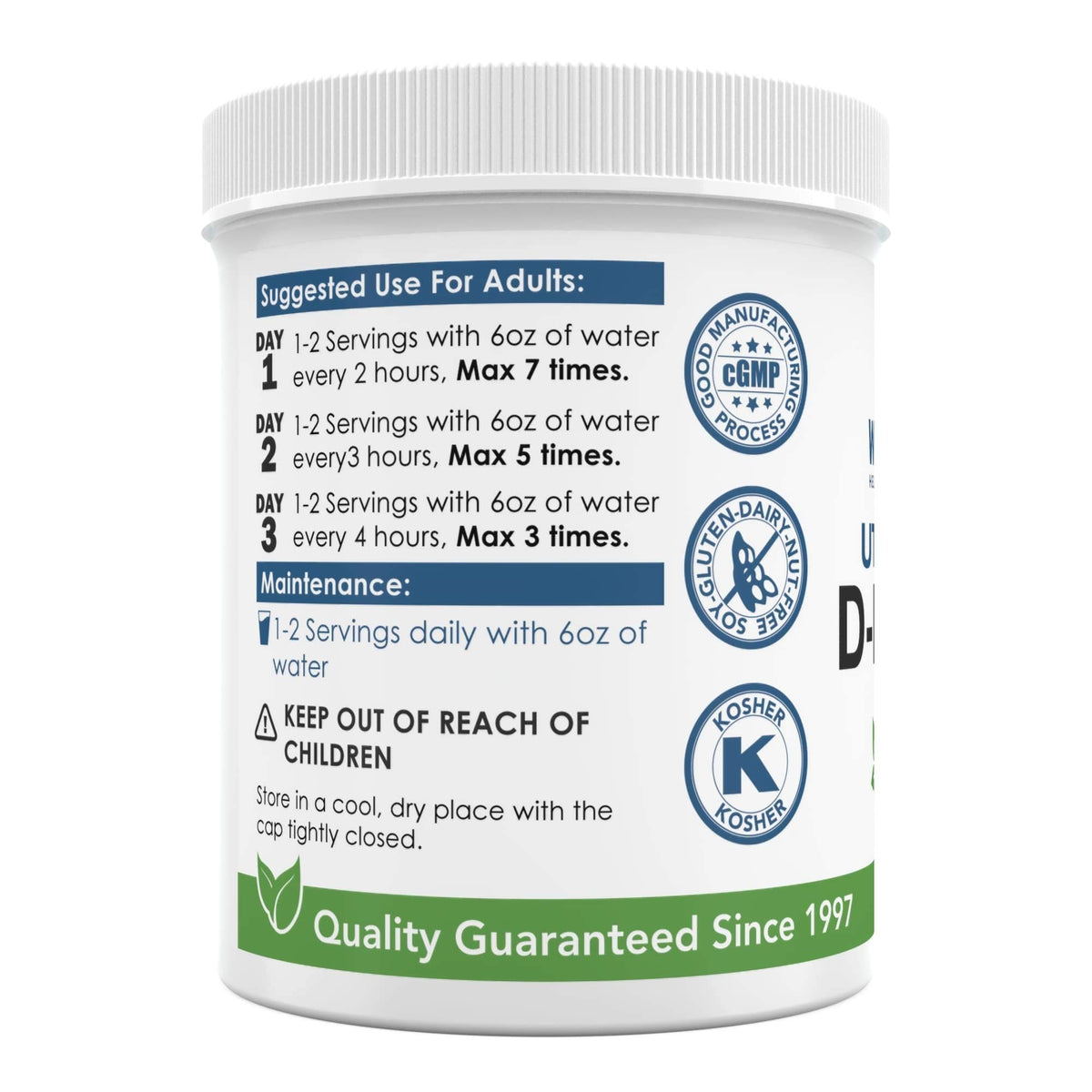 WellnessPartners UTI-Slip D-Mannose Powder - 65g - image 3