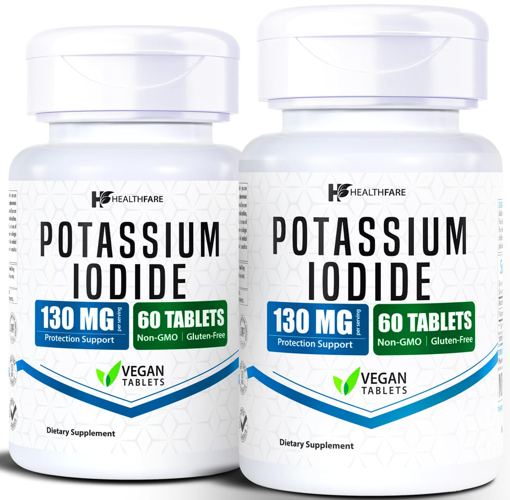 Healthfare Potassium Iodide 130 mg Tablets - 120 Count