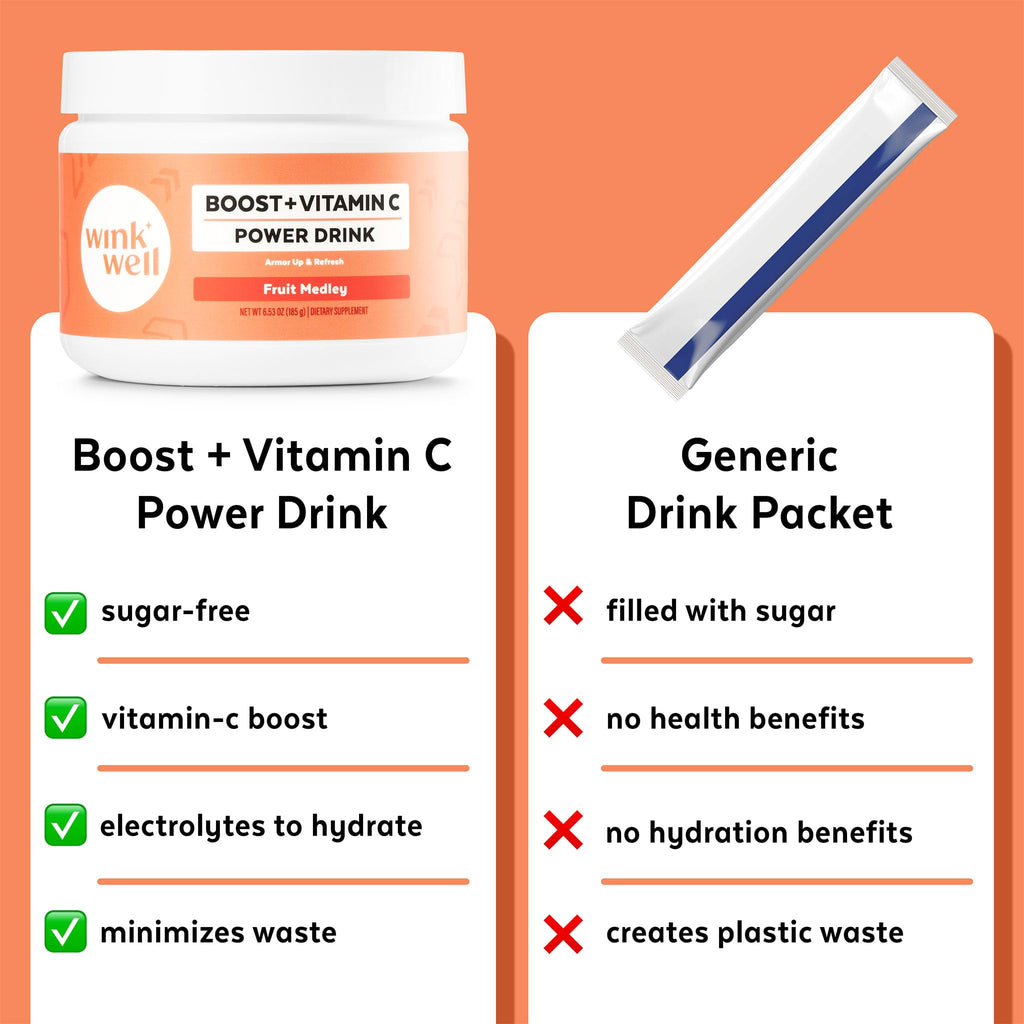 Wink Naturals Boost Vitamin C Powder Energy Drink - 30 Servings - image 4