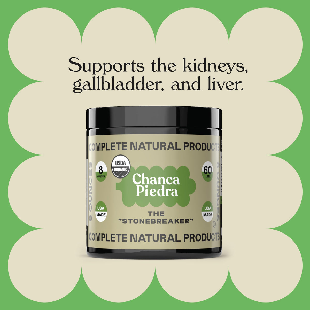 Complete Natural Products Chanca Piedra Organic Powder - 8 oz - image 5