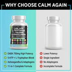 Clean Nutraceuticals GABA 750mg 5-HTP 200mg Mood Support - 90 Capsules - image 7