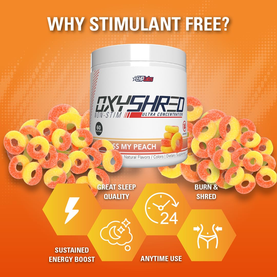 EHP Labs OxyShred Non Stimulant Pre Workout Powder - 60 Servings - image 5