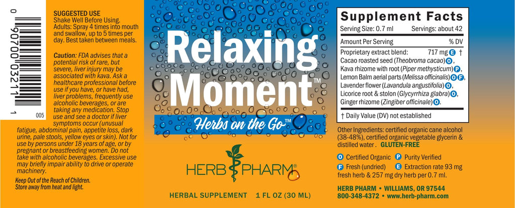 Herb Pharm Relaxing Moment Kava Kava Spray - 1 Fl Oz - image 5