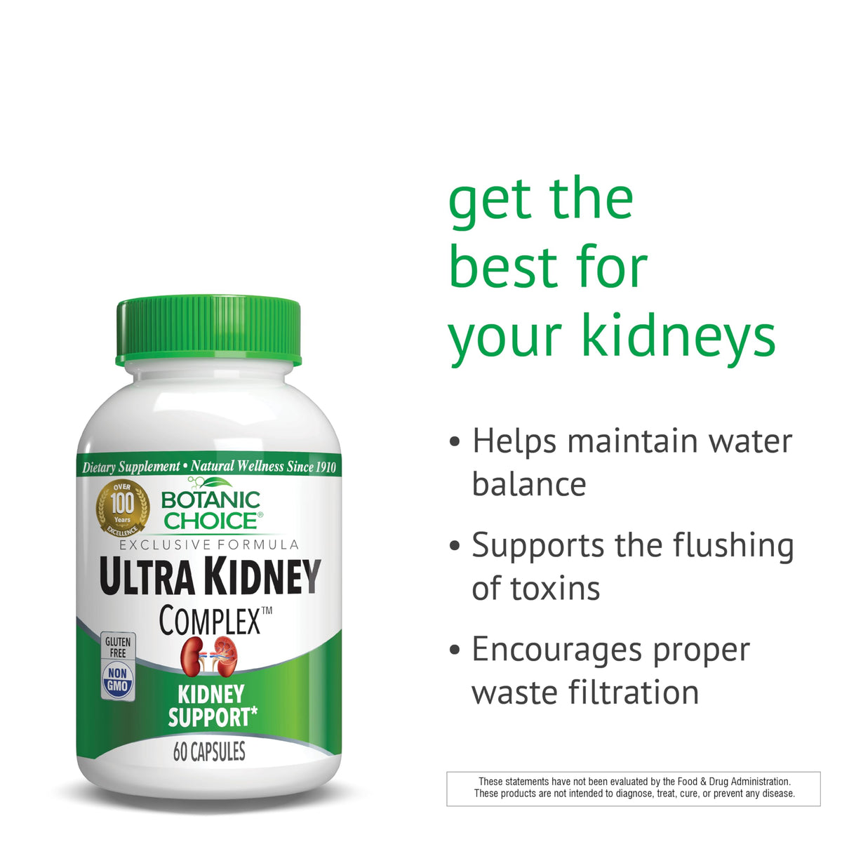 Botanic Choice Ultra Kidney Complex Kidney Support - 60 Capsules - image 4