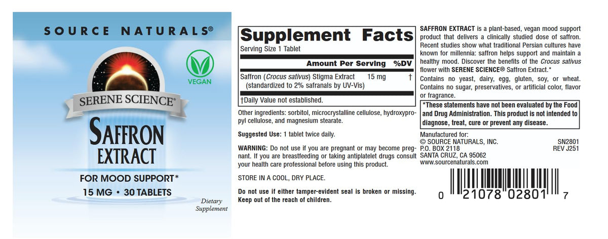 Source Naturals Serene Science Magnesium Serene Tangerince Flavored