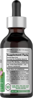 Horbäach Milk Thistle Extract Liquid Alcohol Free - 2 fl oz - image 2