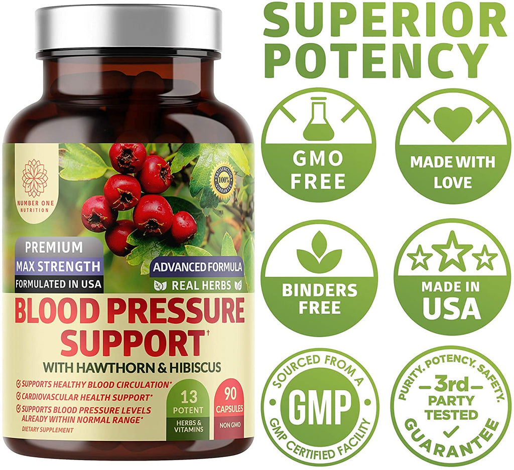 Number One Nutrition 2-Pack N1N Premium Blood Pressure Support