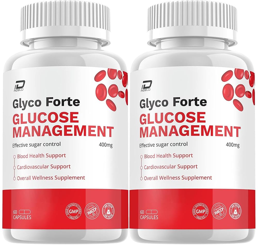 Indelo Glyco Forte Advanced Supplement Energy Support - 120 Capsules