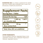 Solgar Vitamin C 1500mg with Rose Hips - 90 Tablets - image 2