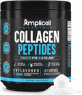 Amplicell Multi Collagen Peptides Powder for Men & Women - 41 Servings