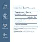 Eclectic Institute Organic Dandelion Leaf Capsules - 90 Count - image 2