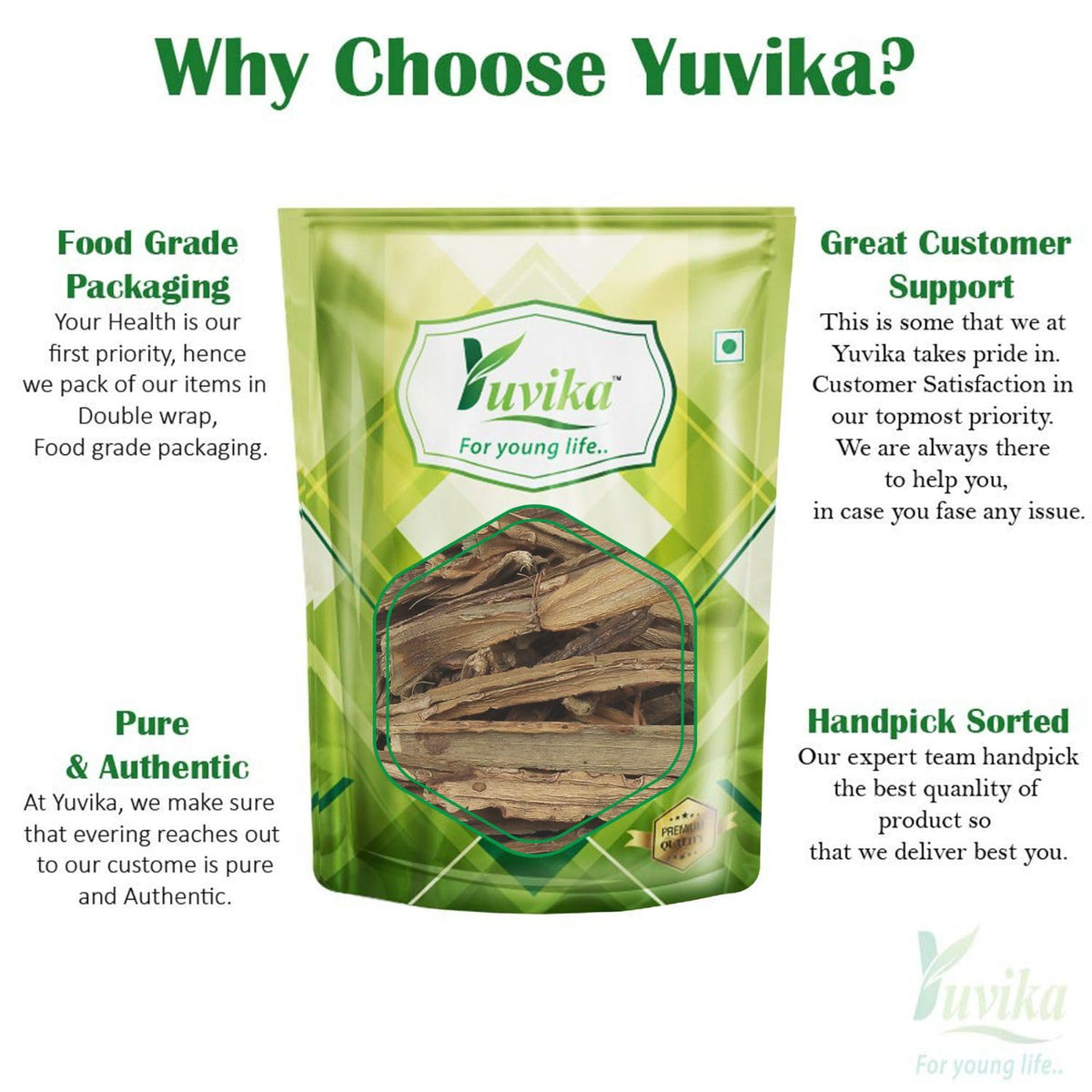 Yuvika Hadjod Cissus Quadrangularis Powder - 200 Grams - image 3