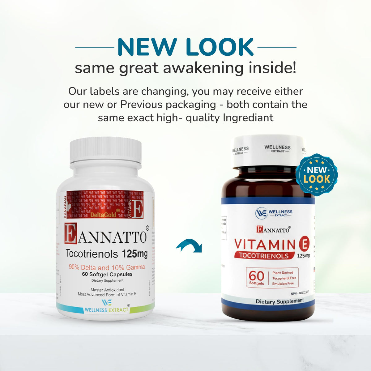 WELLNESS EXTRACT E Annatto Tocotrienols Deltagold Vitamin E