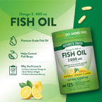 Nature's Truth Omega 3 Fish Oil 2000 mg - 125 Softgels - image 5