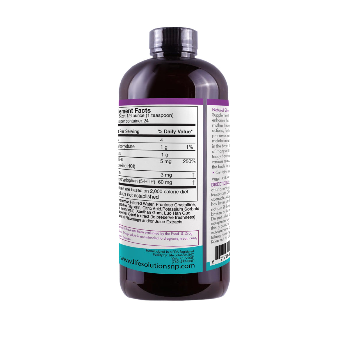 Life Solutions Liquid Natural Sleep - 4 Fl Oz - image 3