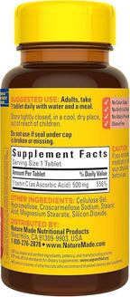 Nature Made Vitamin C 500mg Chewable Tablets Immune Support - 150 Tablets - image 4
