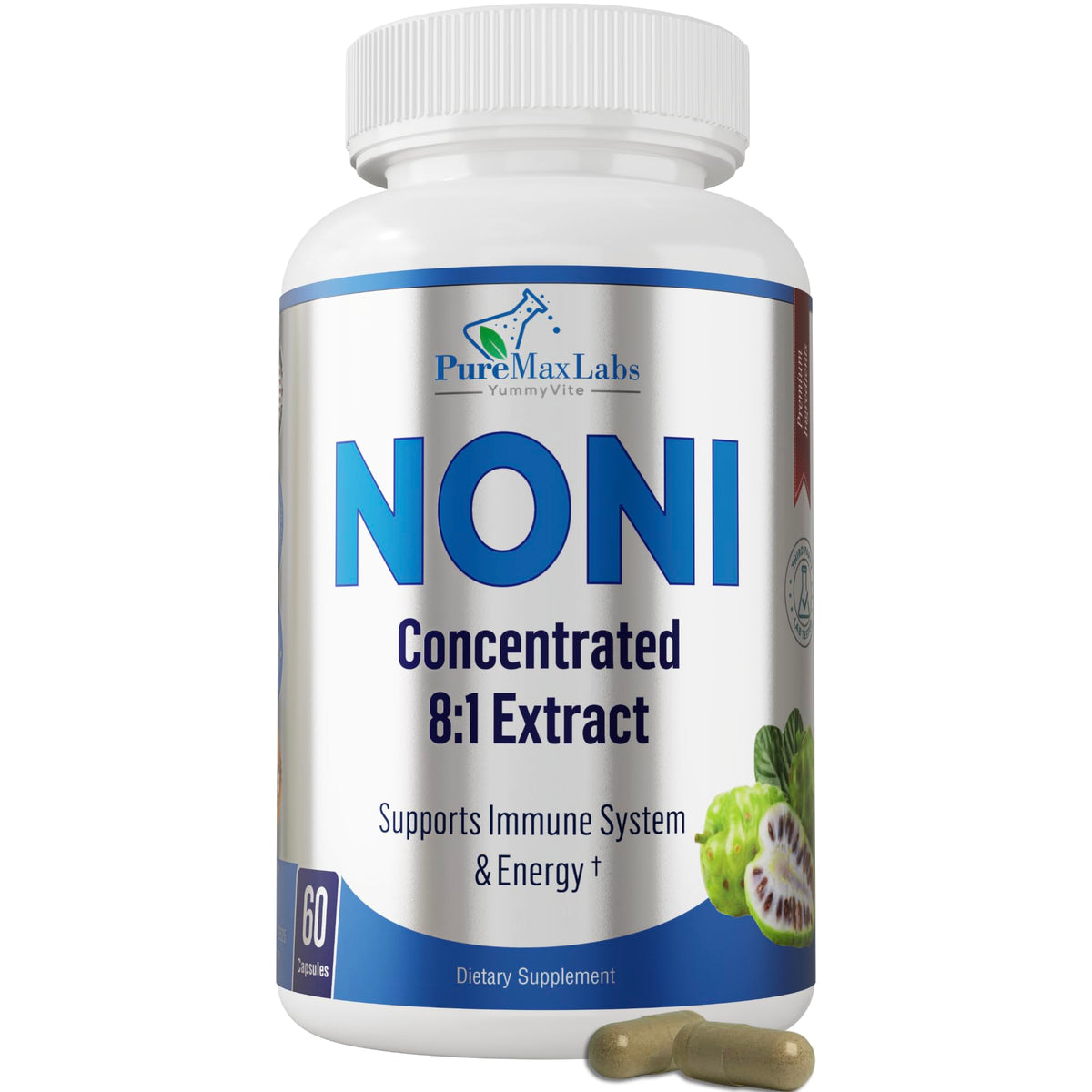 YUMMYVITE Noni Fruit Extract Immune Support - 60 Capsules