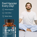 WONDER FAMILY 5-HTP 200mg with B6 & Gotu Kola - 60 Capsules - image 3