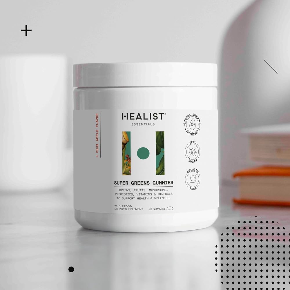 Healist Super Greens Gummies with 35 Organic Greens - 90 Gummies - image 4