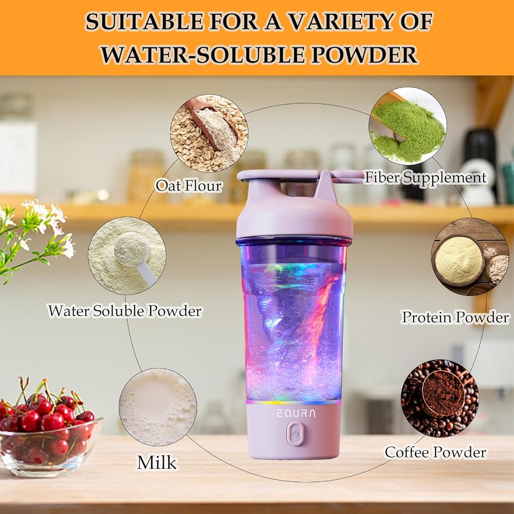 JOTER & LIBEAR Electric Protein Shaker Bottle 25 oz - Pink - image 4