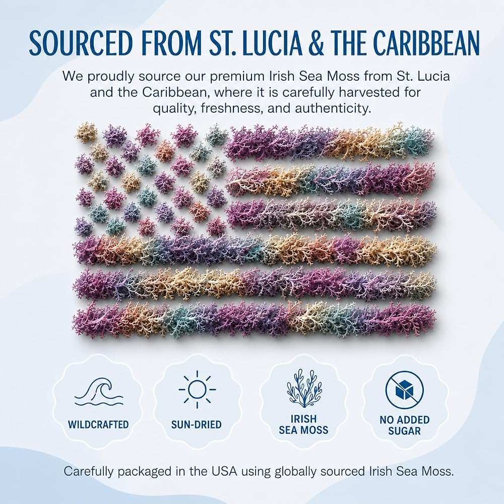 Ahai Life Full Spectrum Raw Sea Moss from St. Lucia - 4 oz - image 9