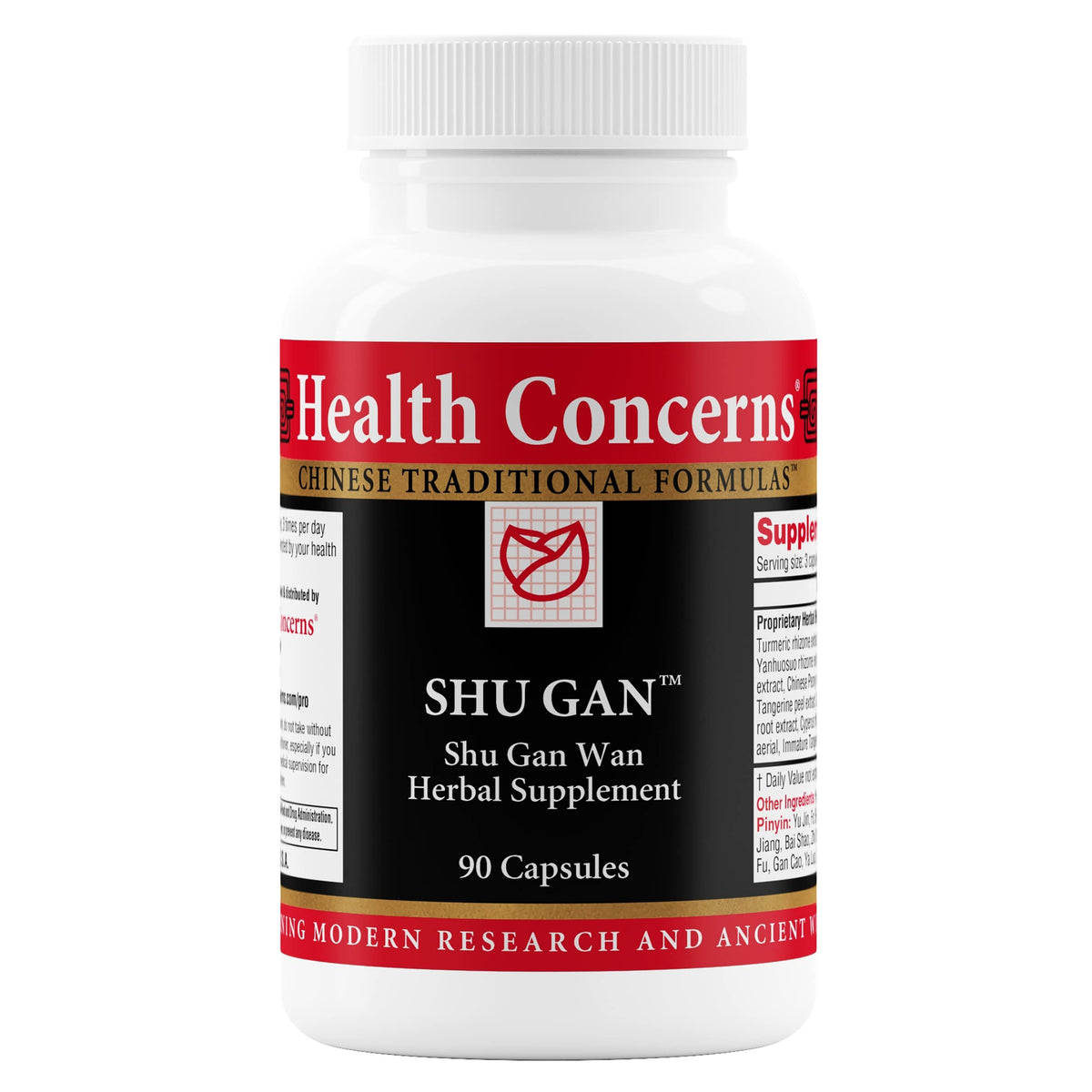 Health Concerns Shu Gan Liver Support & Digestion Relief - 90 Capsules