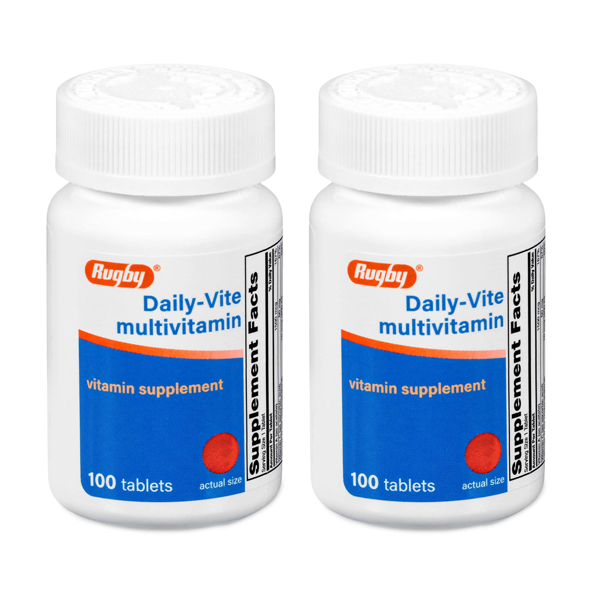 Rugby Daily-Vite Multivitamin for Adults - 200 Tablets