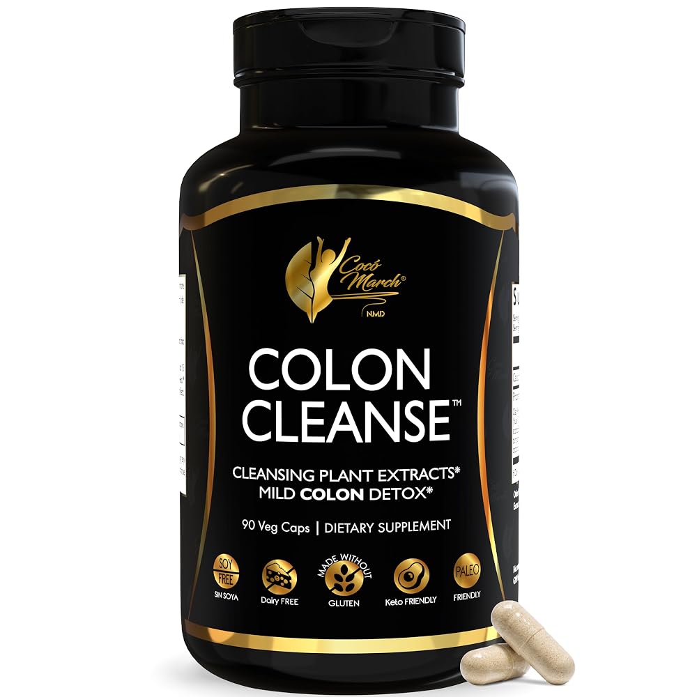 Cocó March N.M.D Colon Cleanse Fiber Supplement - 90 Capsules