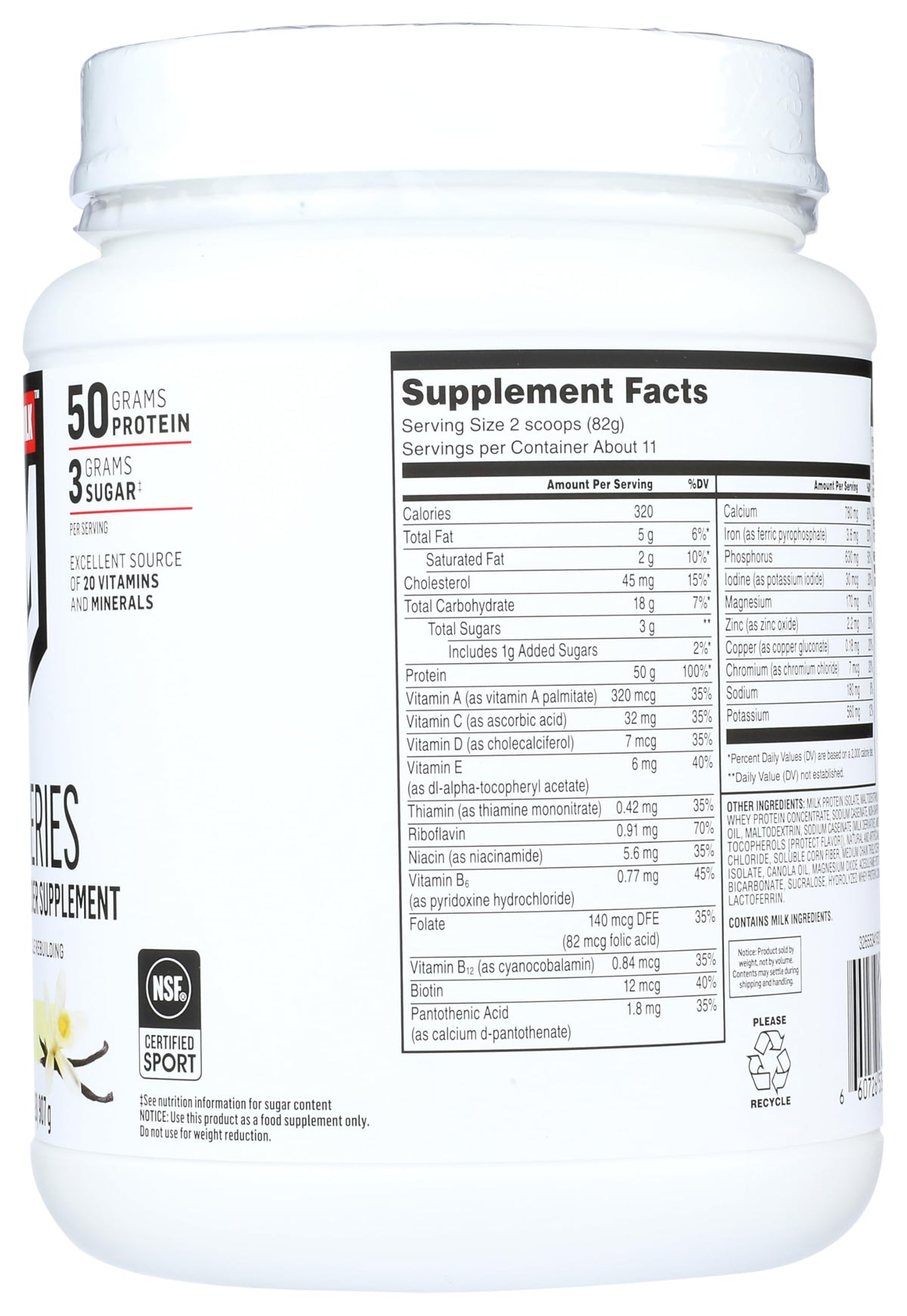 Muscle Milk Pro Series Whey Protein Powder Intense Vanilla - 2 Pounds - image 5
