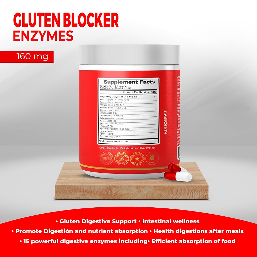 MB One Pharma Digestive Multi Enzyme Ultra Blend - 60 Capsules - image 2