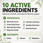 Balance ONE Liver Support Supplement with Milk Thistle - 60 Capsules - image 3