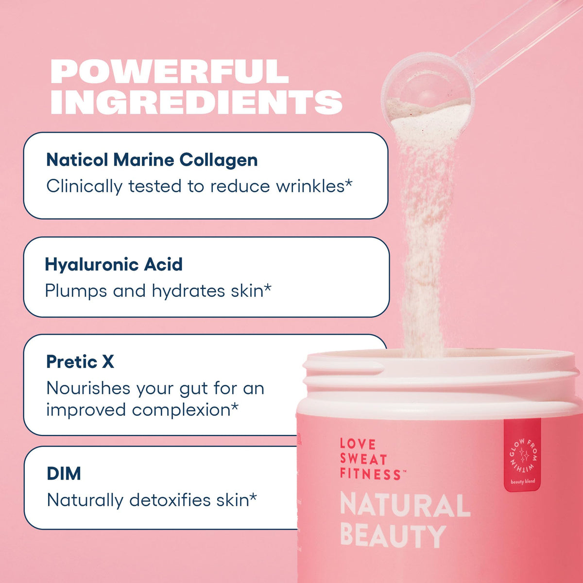 Love Sweat Fitness Marine Collagen Peptides Powder - 28 Servings - image 5