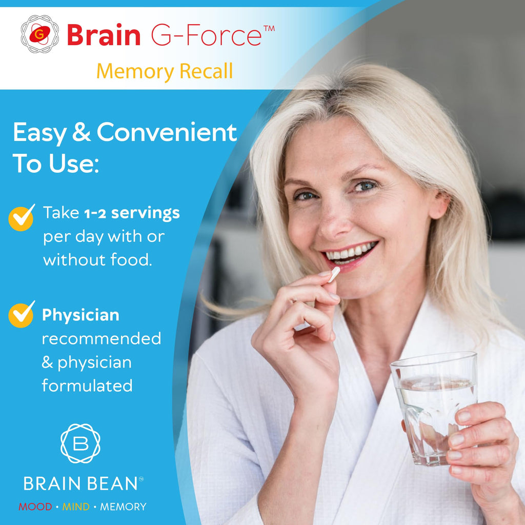 Brain Bean Brain G-Force Cognitive Support - 90 Capsules - image 6
