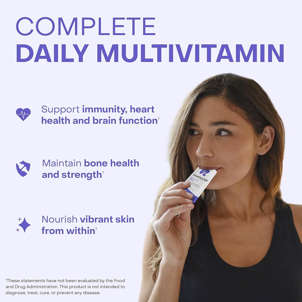 HealthyCell Bioactive Multi Daily Liquid Multivitamin - 14 Gel Packs - image 2