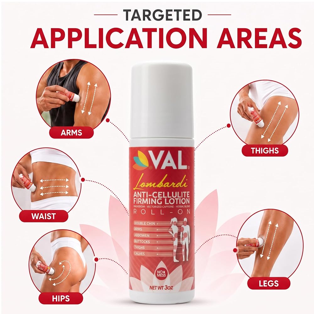 VAL Anti Cellulite Firming Roll-On with Caffeine & Magnesium - 3oz - image 6