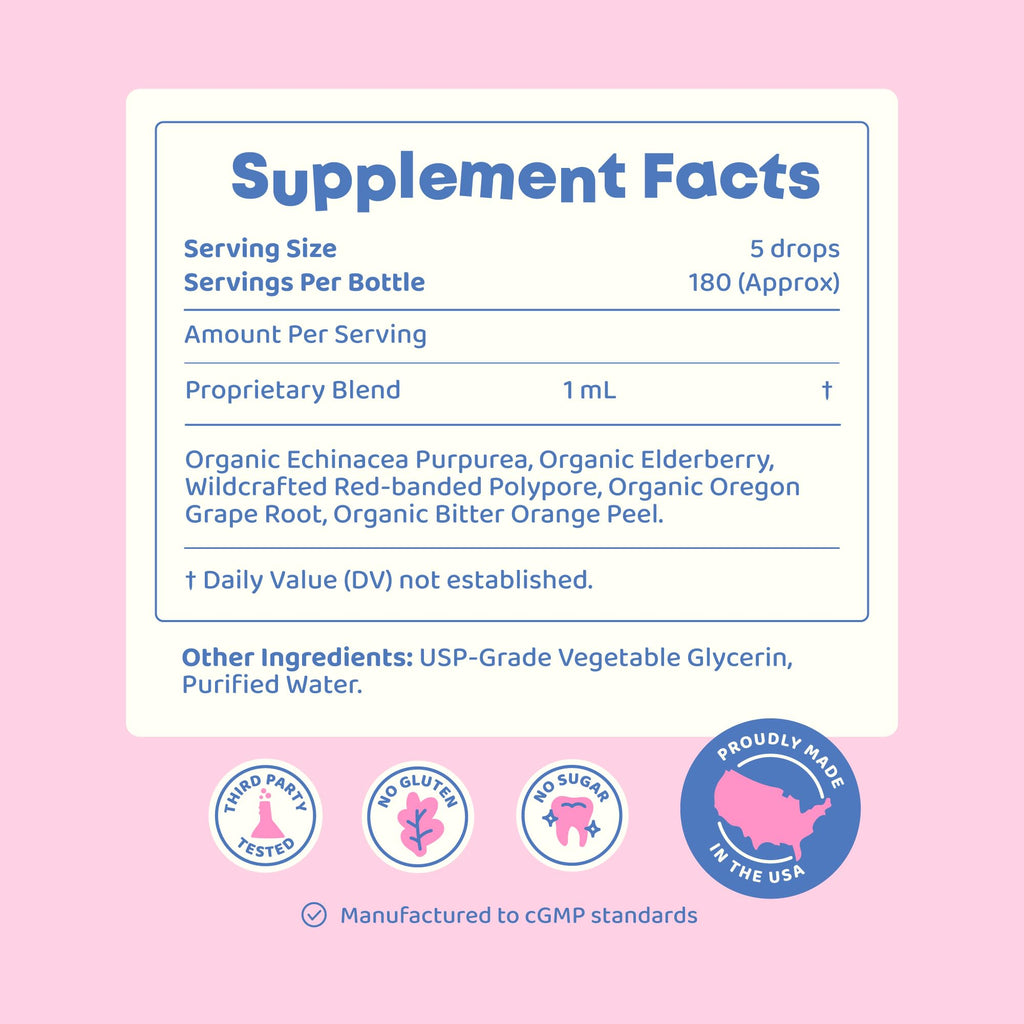 JoySpring Kids Immune Support Drops Elderberry - 2 fl oz - image 6