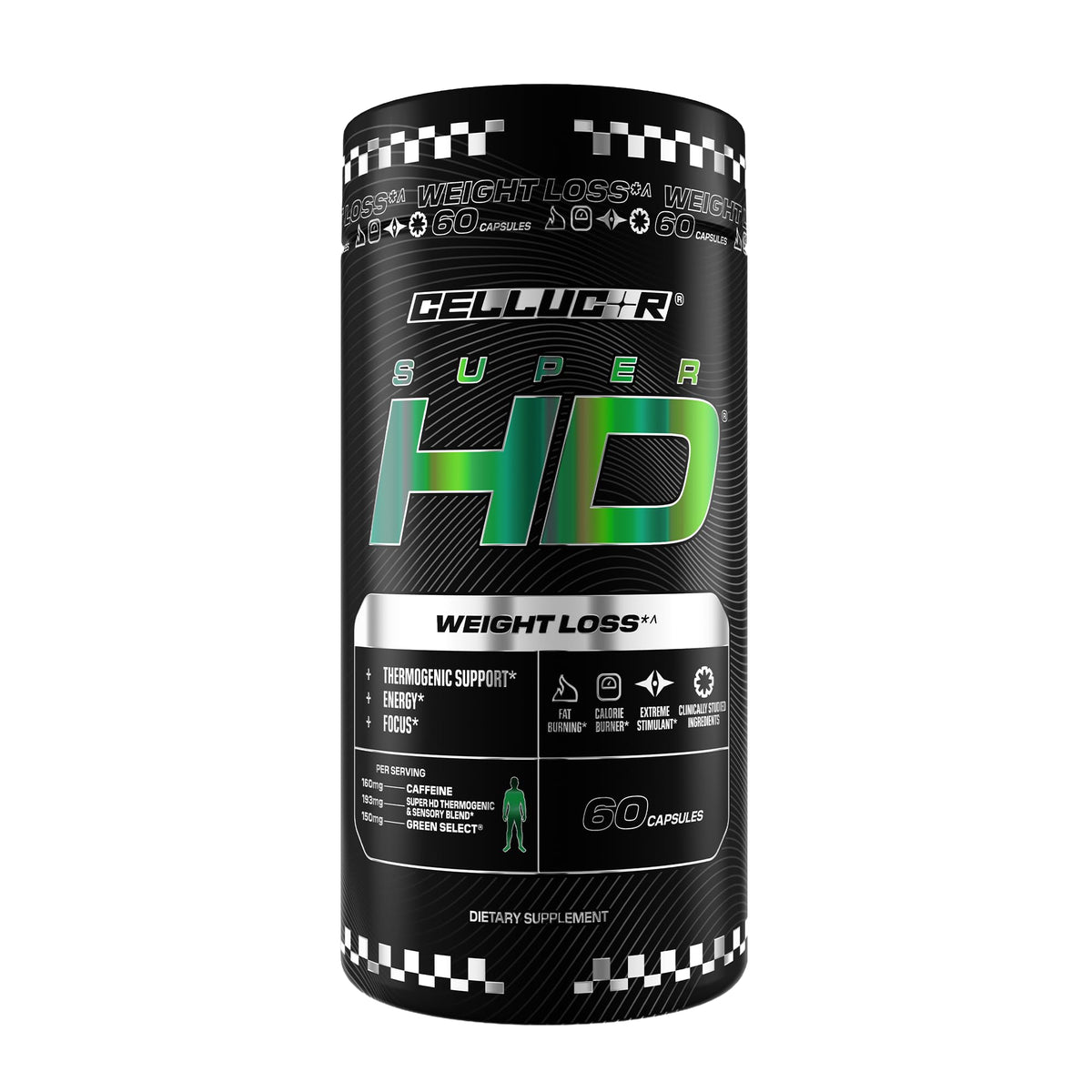 Cellucor SuperHD Thermogenic Fat Burner - 60 Capsules