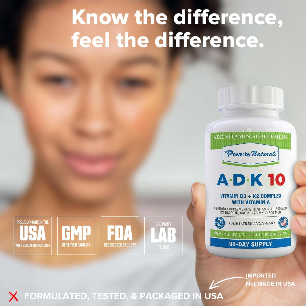 Power By Naturals ADK Vitamin Supplement
