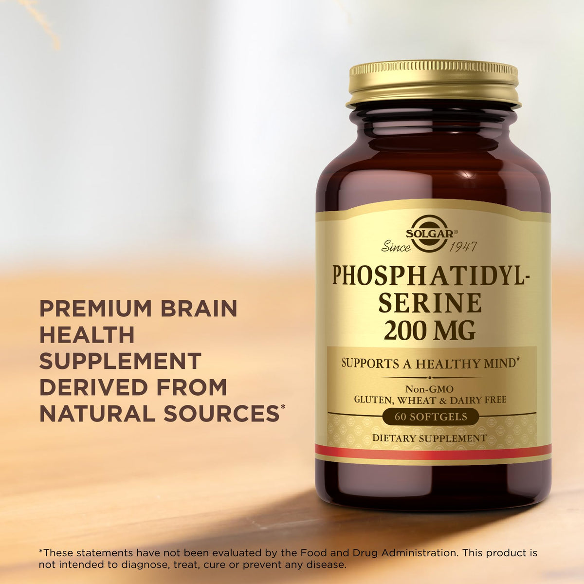 Solgar Phosphatidyl-Serine 200 mg Brain Health - 120 Softgels - image 5