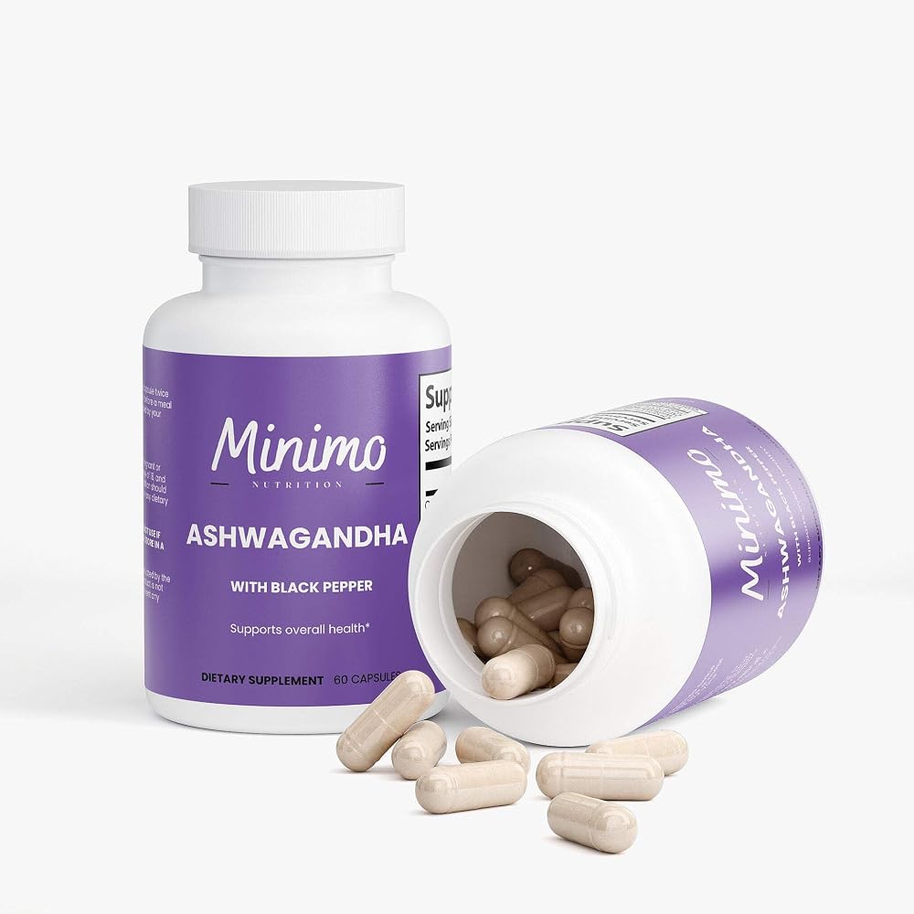 Minimo Nutrition Organic Ashwagandha 1300mg - 60 Capsules - image 6