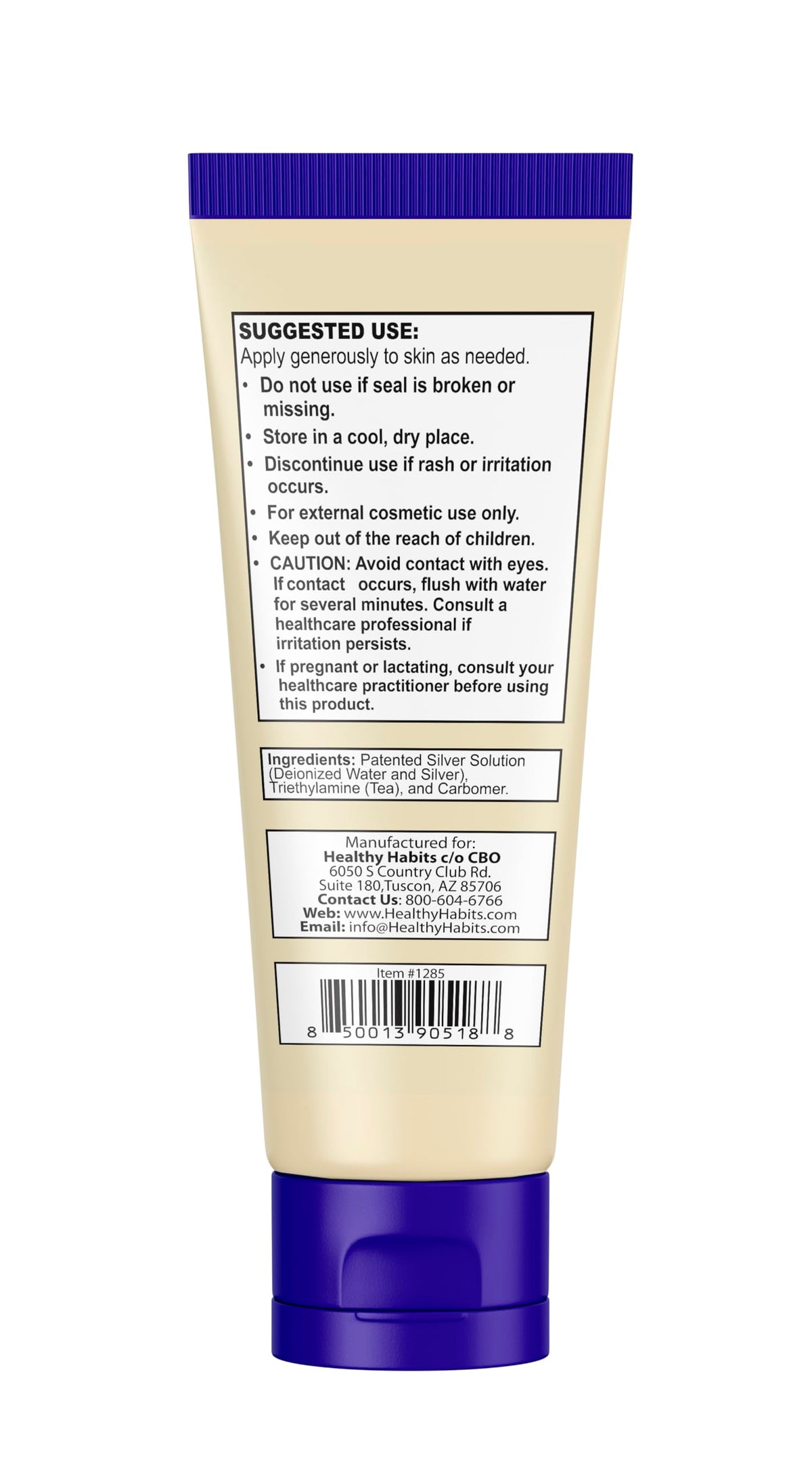 Healthy Habits Silver Defense Gel Topical Nano Colloidal Silver - 1.5 fl oz - image 3