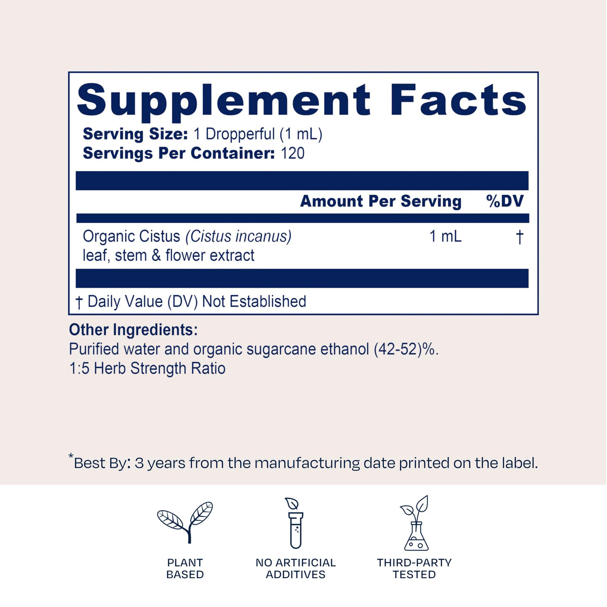 BioPure Cistus Incanus Immune & Biofilm Support - 4 Fl Oz - image 3