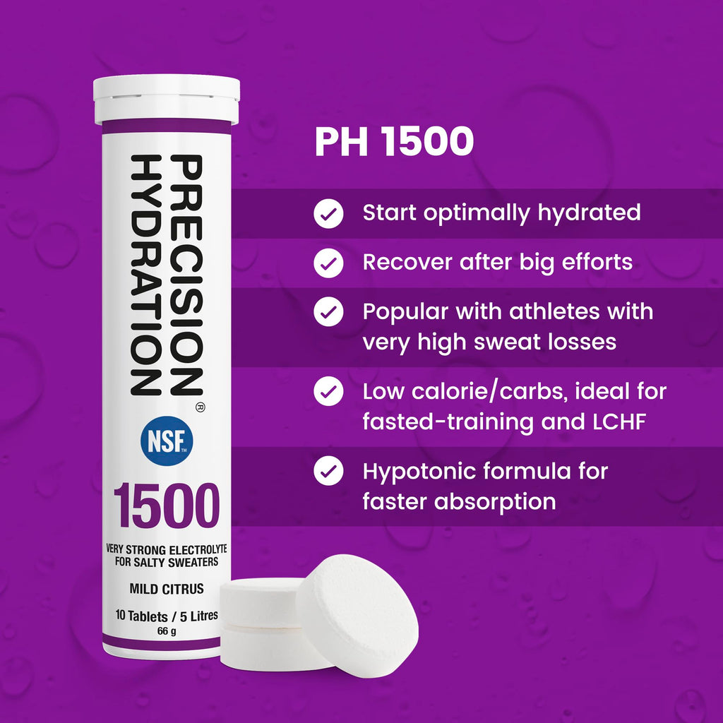 Precision Hydration Electrolyte Tablets - Multi Strength Effervescent