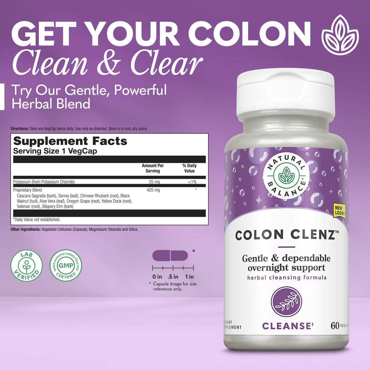 Natural Balance Colon Clenz Overnight Formula